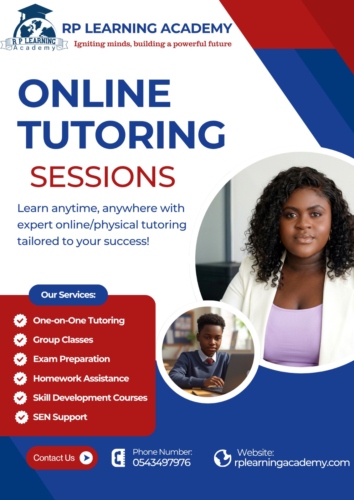 RP Learning Academy Online Tutoring